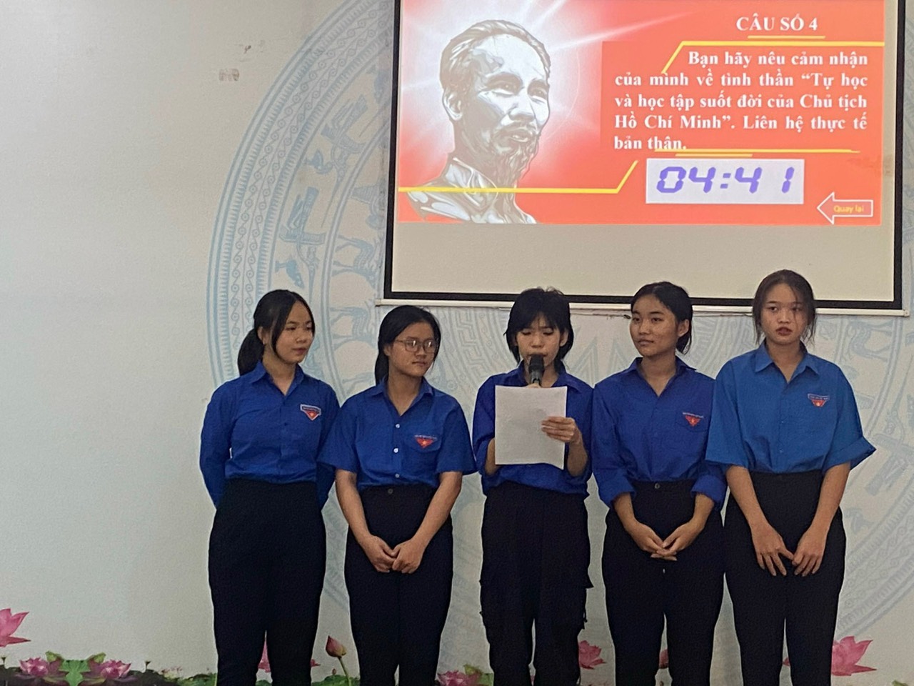 Hội thi tìm hiểu tư tưởng,, đạo đức phong cách Hồ Chí Minh  à lịch sử 40 năm xây dựng và phát triển thị trấn Buôn Trấp năm 2024